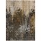 Edge Collections - 5' x 8' - Brown - Area Rug Indoor and Outdoor Use Abstract Washable - 1 Piece